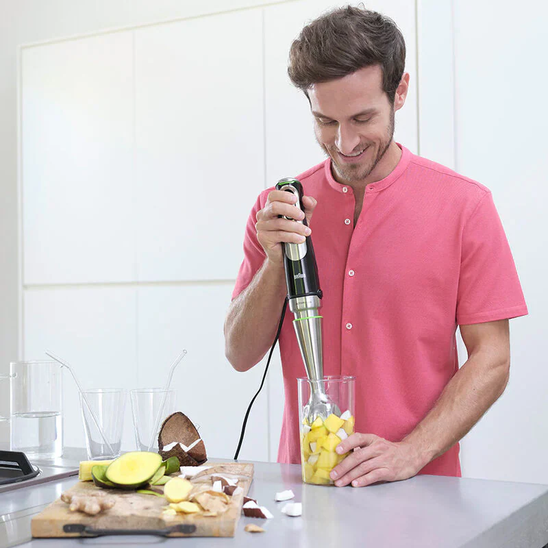 Braun MultiQuick 9 Hand Blender Set, 1200 Watt, Silver Black - MQ 9135XI - Image 5