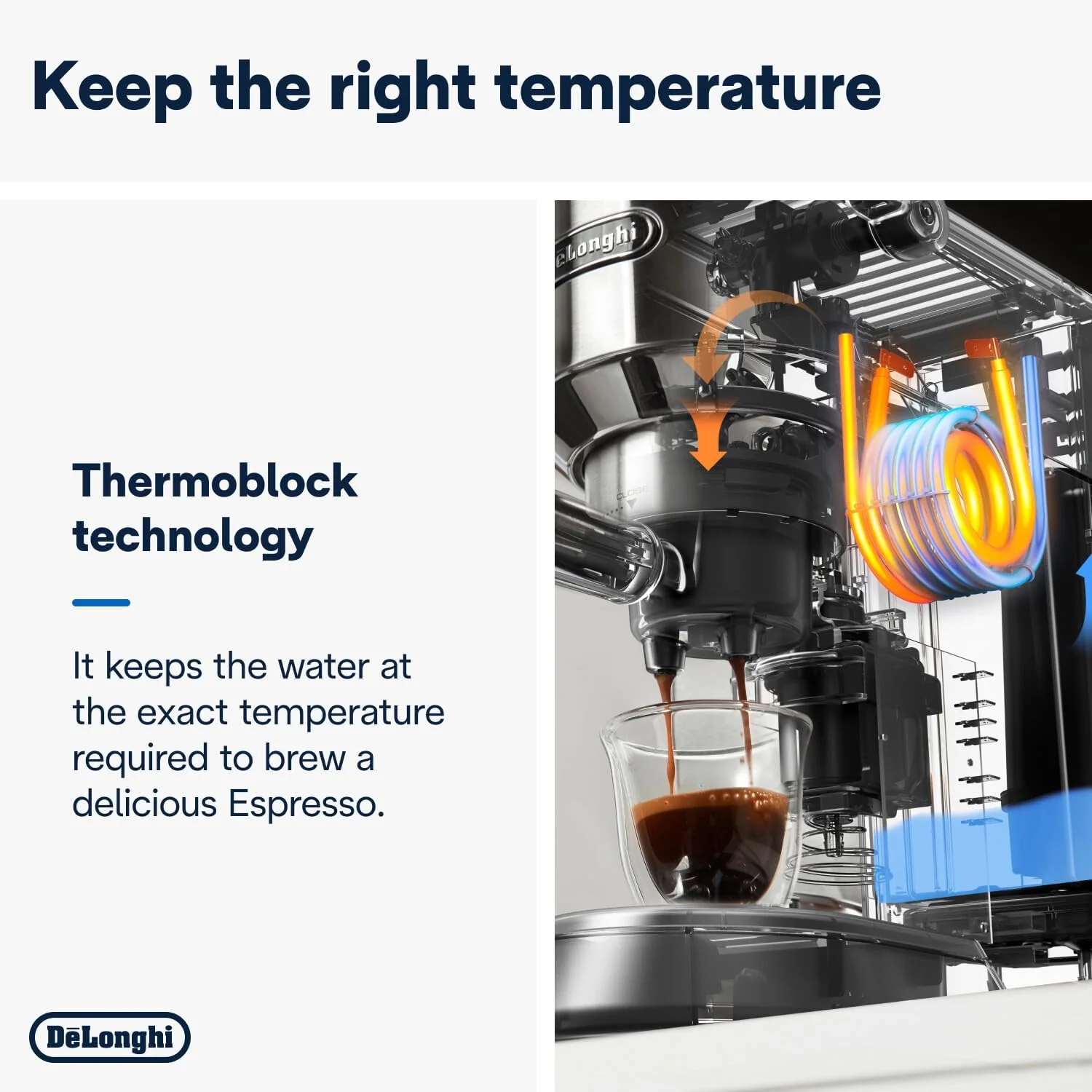 Delonghi Dedica Arte Espresso Machine , 1350 Watt, Metal - EC885 GY - Image 4