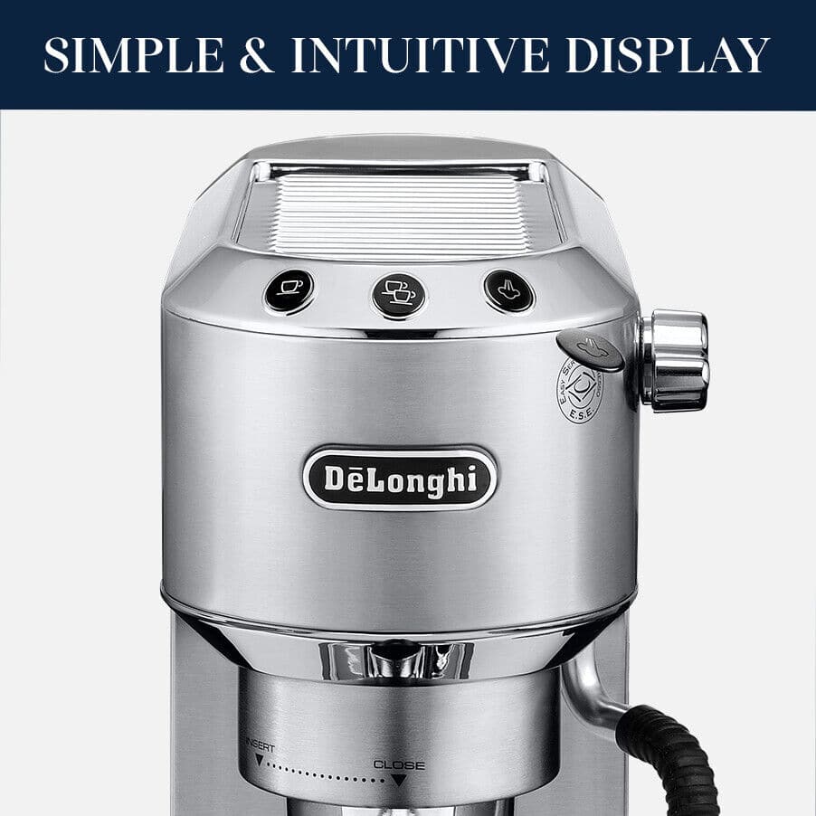 Delonghi Dedica Arte Espresso Machine , 1350 Watt, Metal - EC885M - Image 5