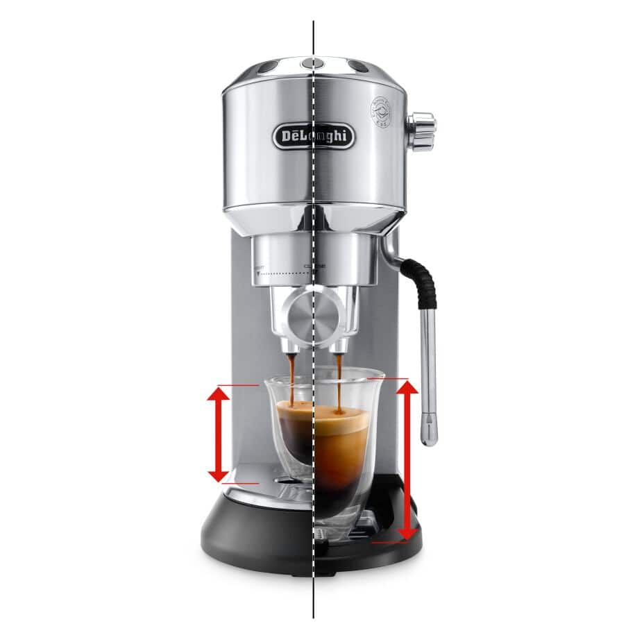 Delonghi Dedica Arte Espresso Machine , 1350 Watt, Metal - EC885M - Image 6
