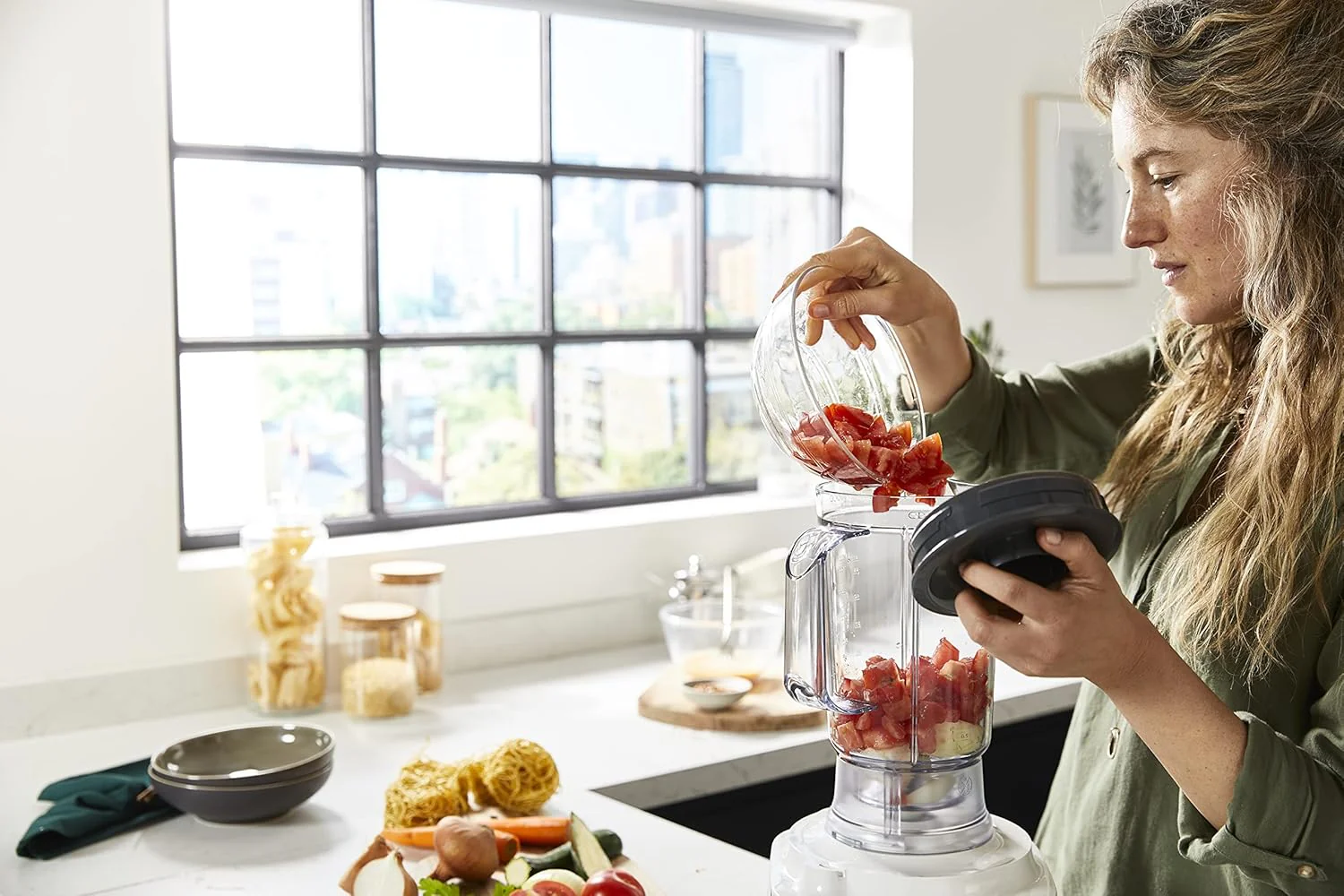 Kenwood Food Processor, 2.1 Liter, 1000 Watt, White - FDP65.400WH - Image 8
