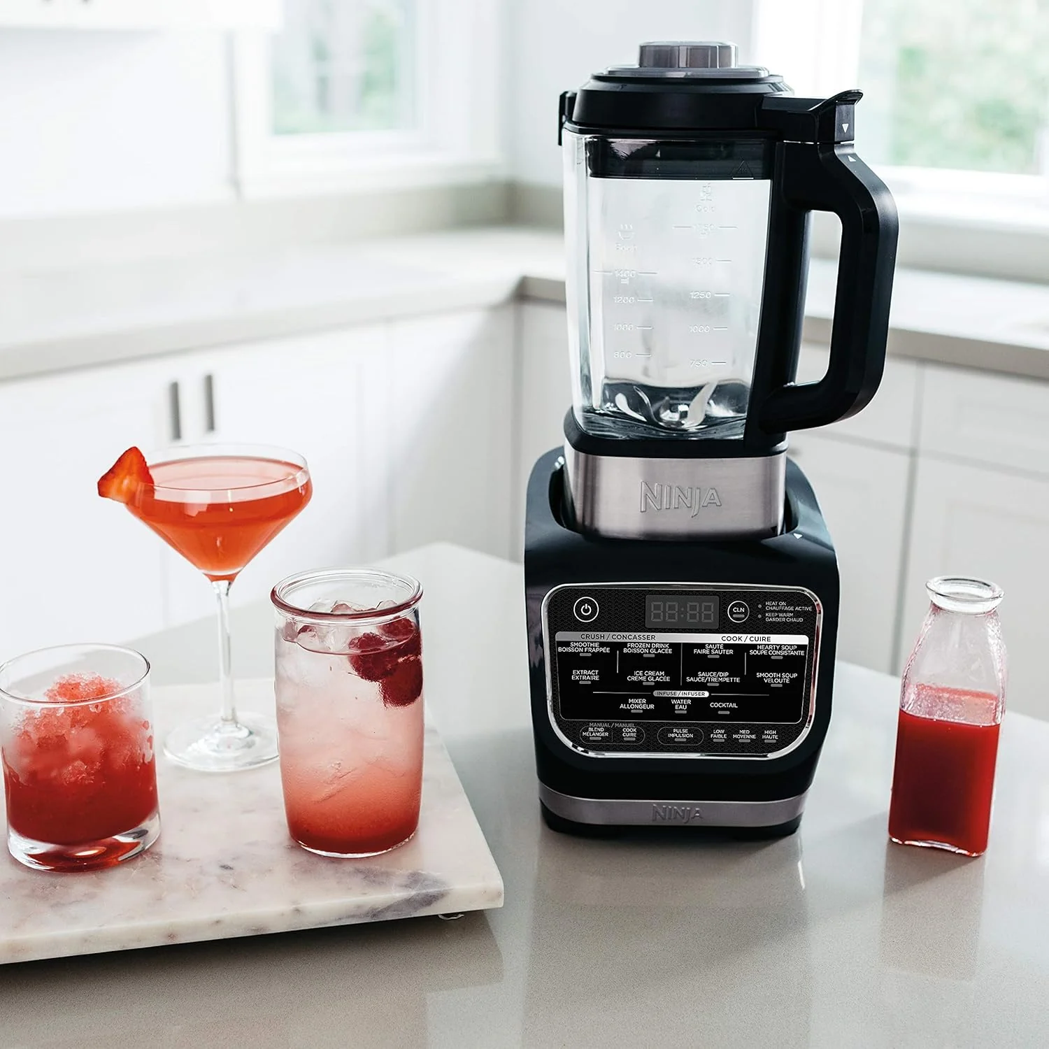 Ninja Foodie Countertop Blender with Attachments, 1.8 Liters, 1000W, Black and Silver - HB150 - Image 6