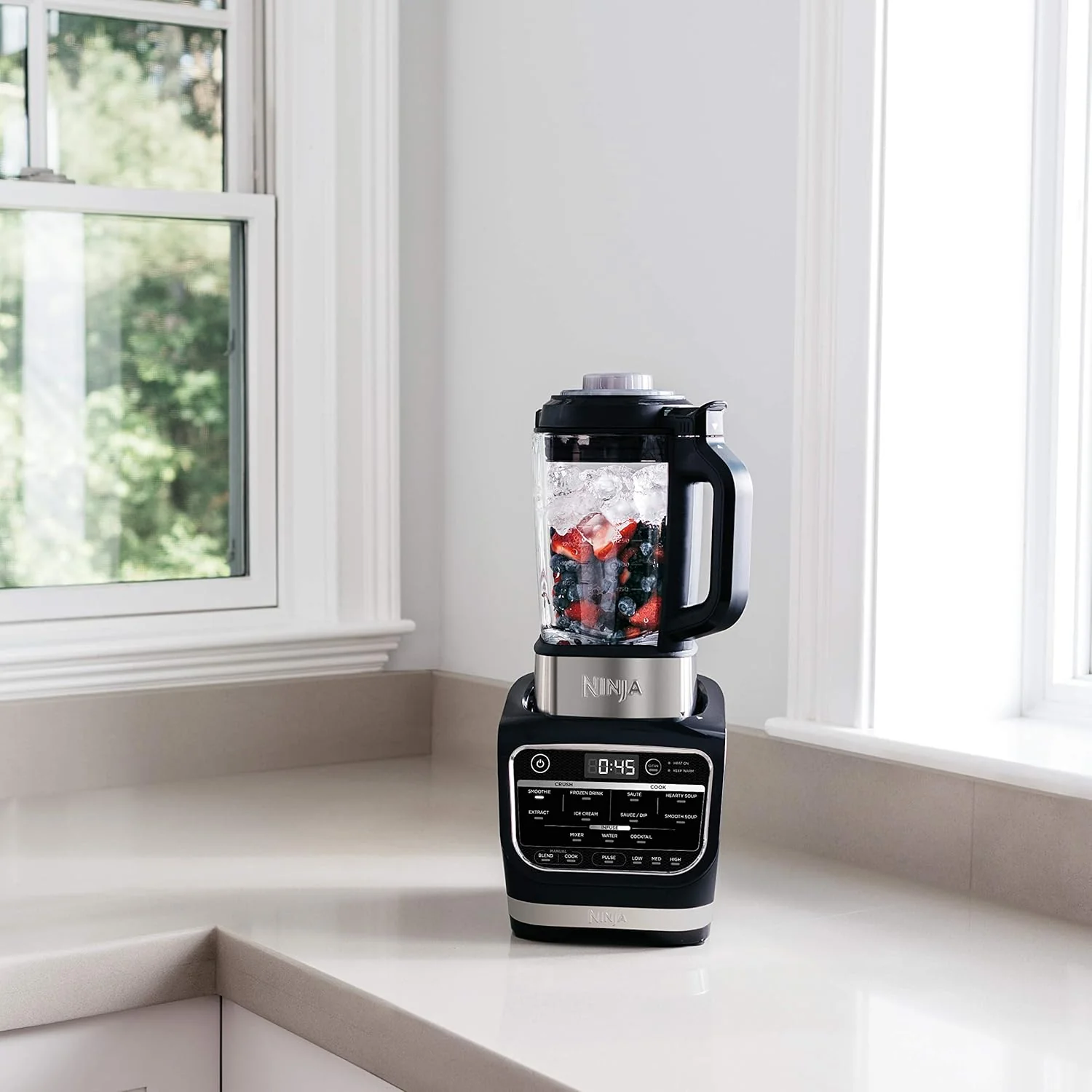Ninja Foodie Countertop Blender with Attachments, 1.8 Liters, 1000W, Black and Silver - HB150 - Image 8