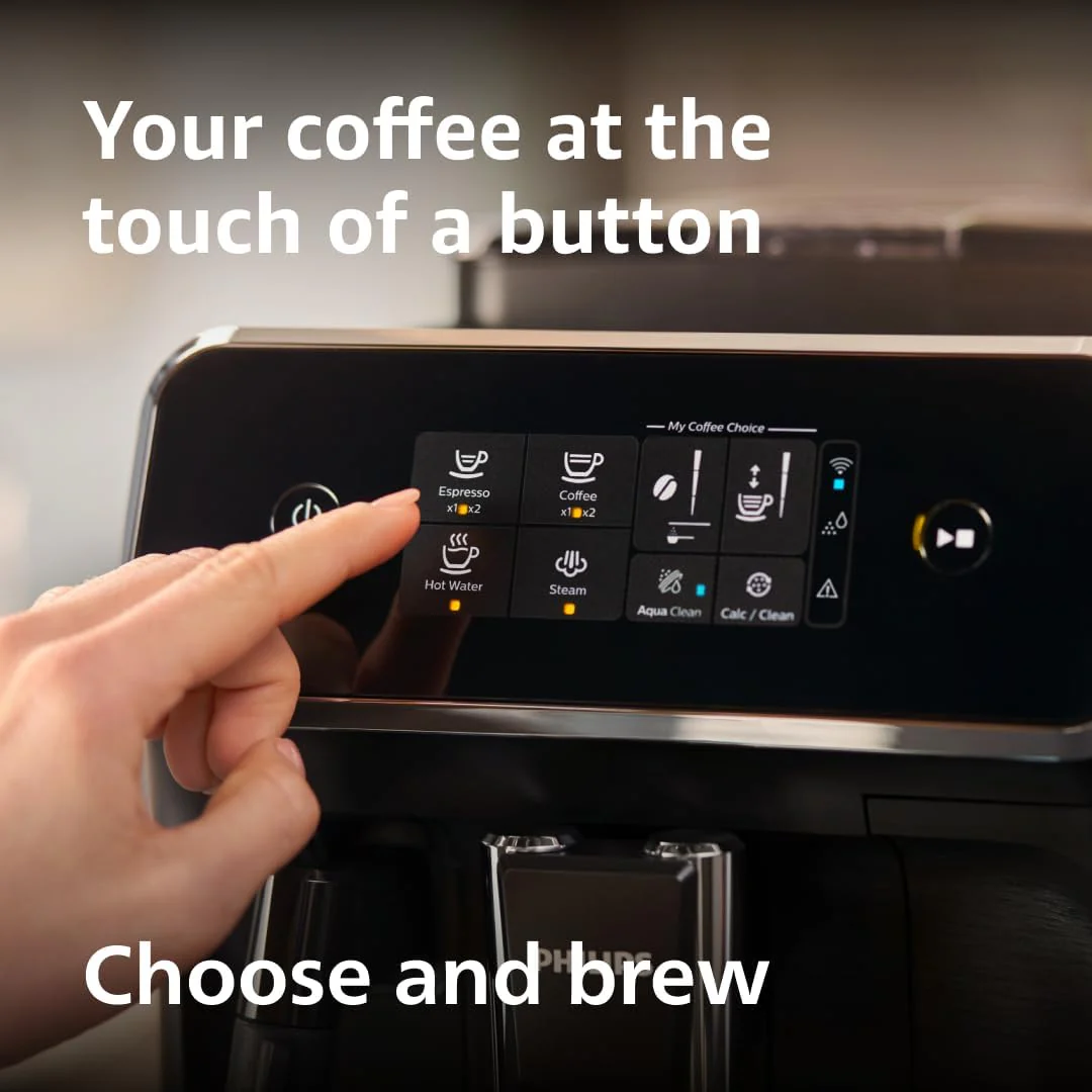 Philips 2200 Series Fully Automatic Espresso Machine w/Milk Frother, Black, EP2220 - Image 3