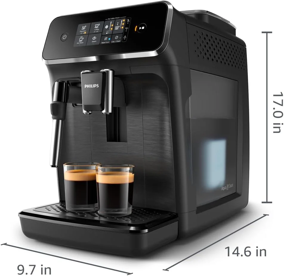 Philips 2200 Series Fully Automatic Espresso Machine w/Milk Frother, Black, EP2220 - Image 8